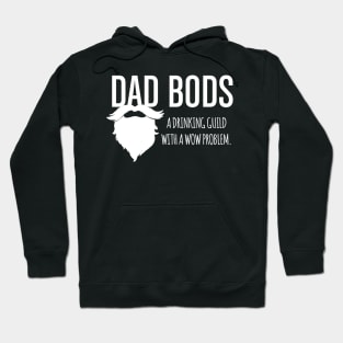 Dad Bods Logo Reprint - White Lettering Hoodie